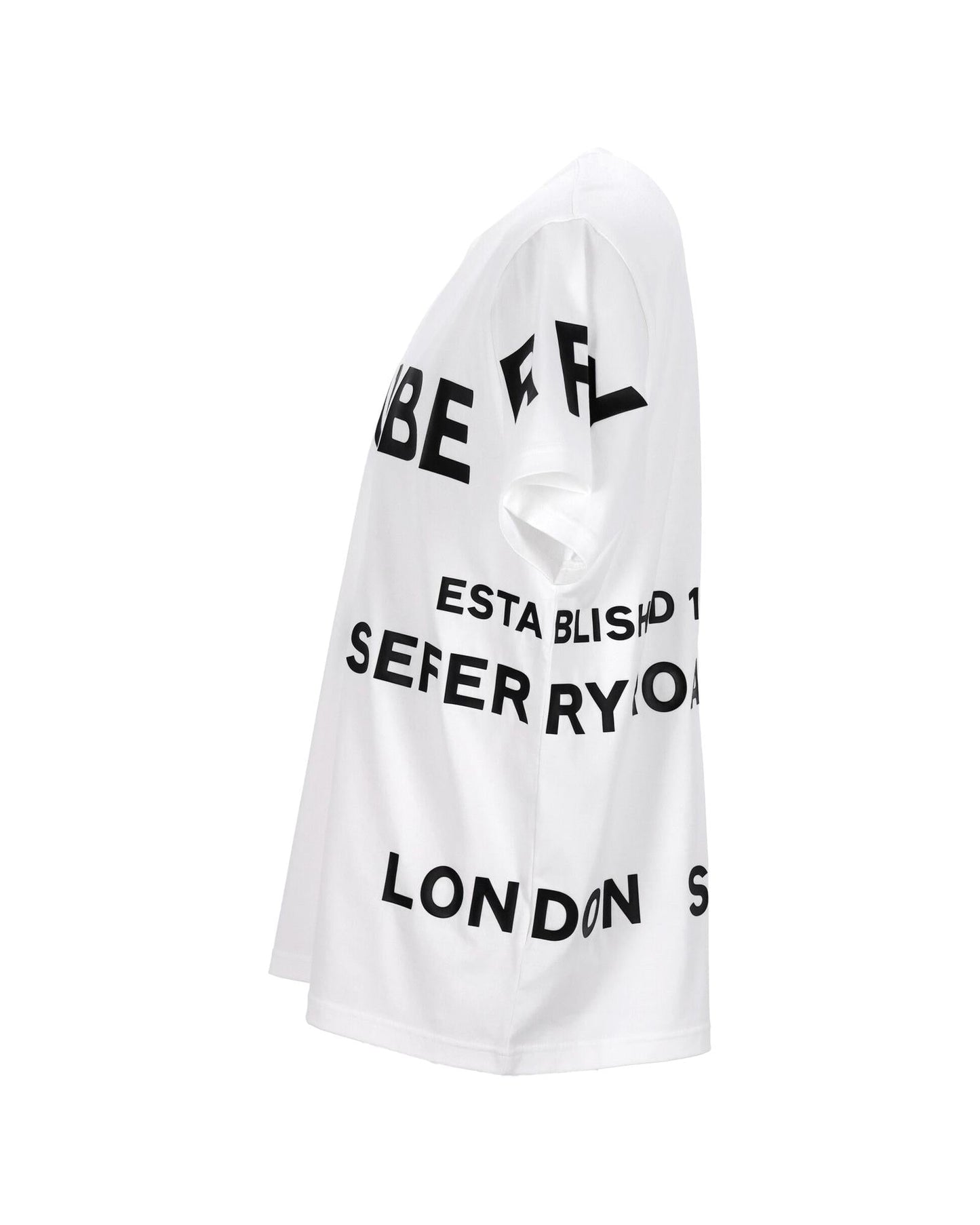 Burberry Graphic Print Short Sleeve Tee Men White | White Singlets