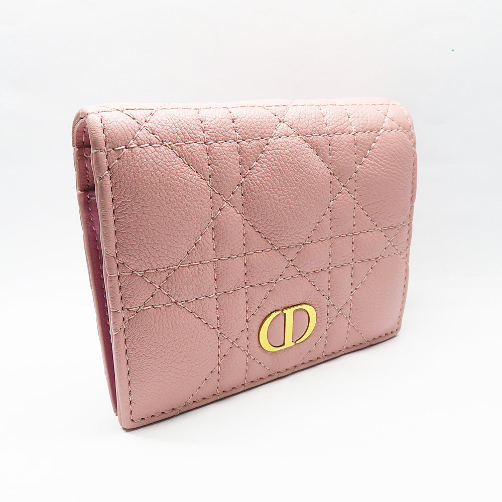 Dior Dior Caro Caro Saffron Multi-Color Antique Pink Mini Wallet S5137URXU_M45E Lady Wallet