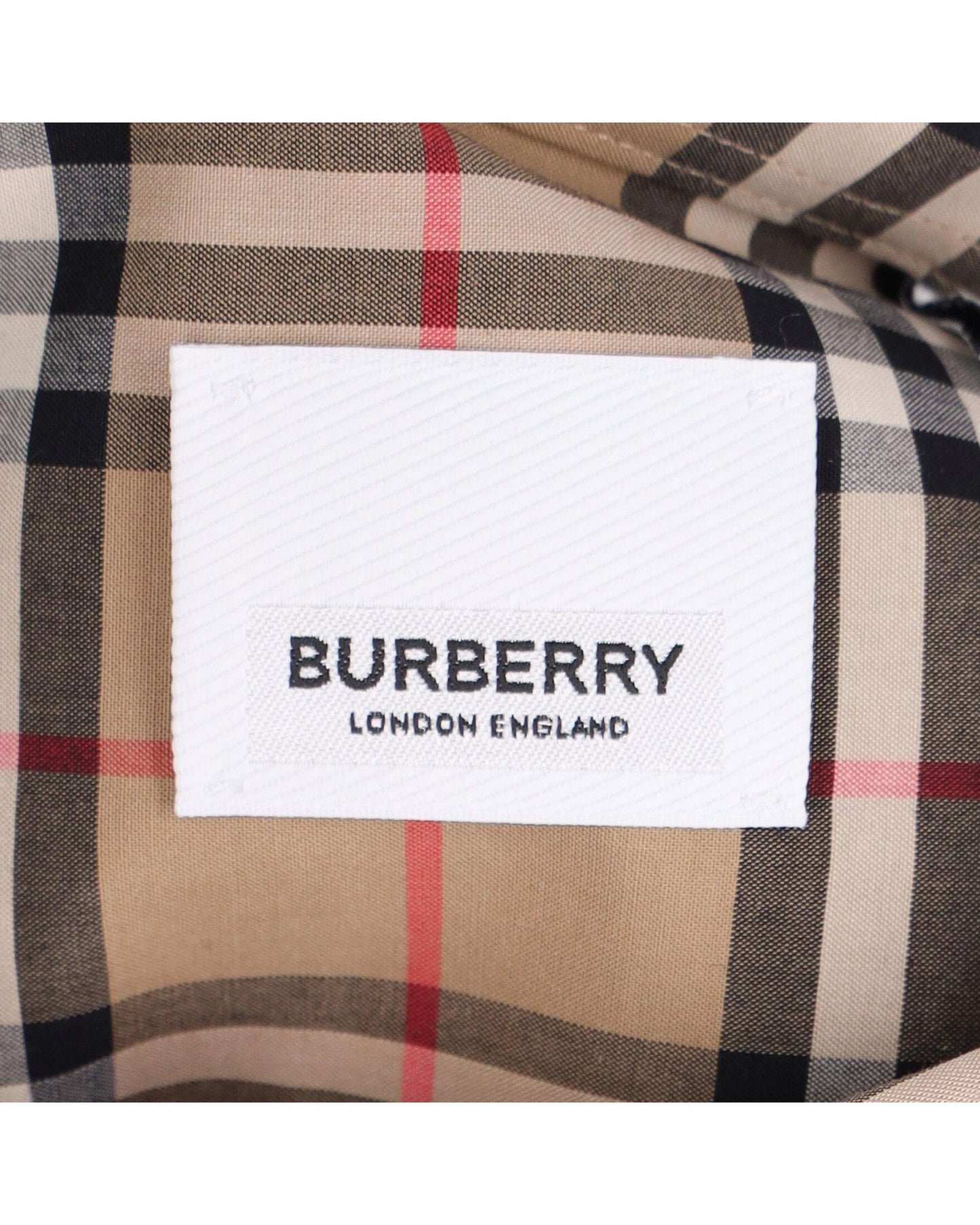 Burberry Check Pattern LongSleeve Shirt Men Brown | Beige