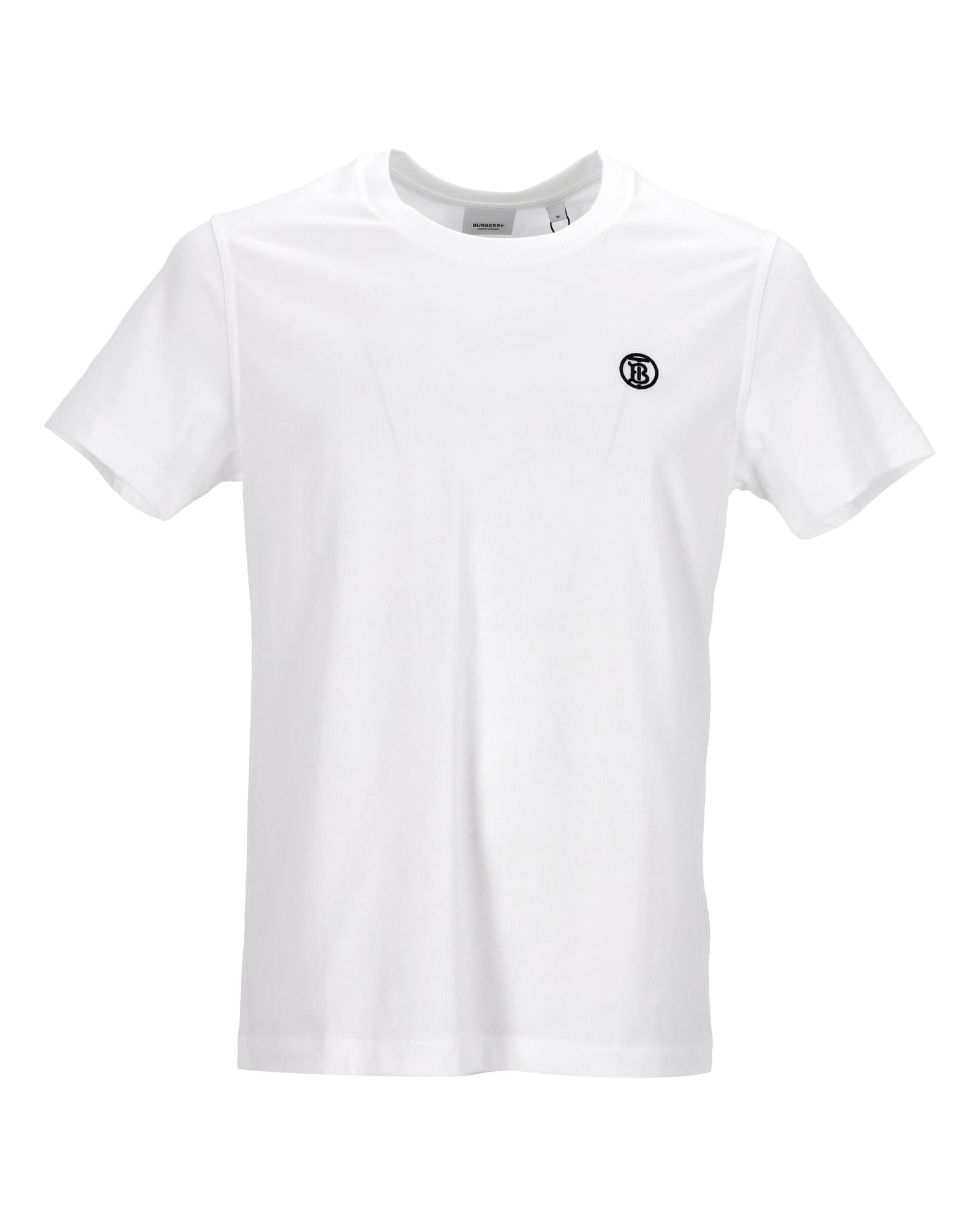 Burberry Cotton TShirt Classic Logo Men White | White Singlets One Size white | white
