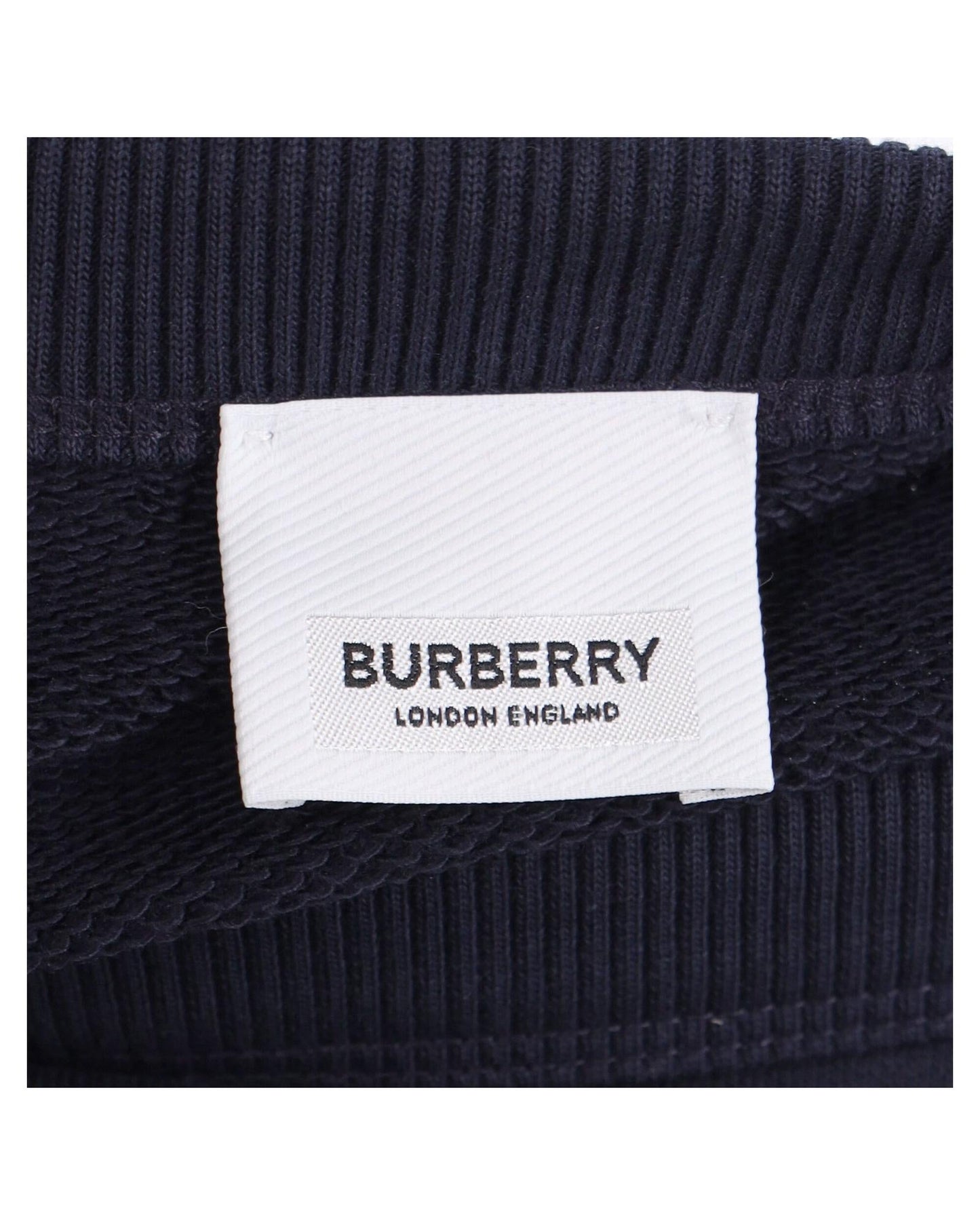 Burberry Crew Neck Sweatshirt Men Blue | Blue Sweatshirts & Hoodies