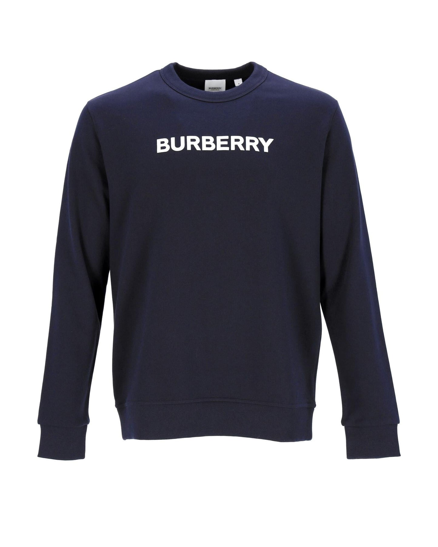 Burberry Logo Crew Neck Sweatshirt Men Blue | Blue Sweatshirts & Hoodies One Size blue | blue