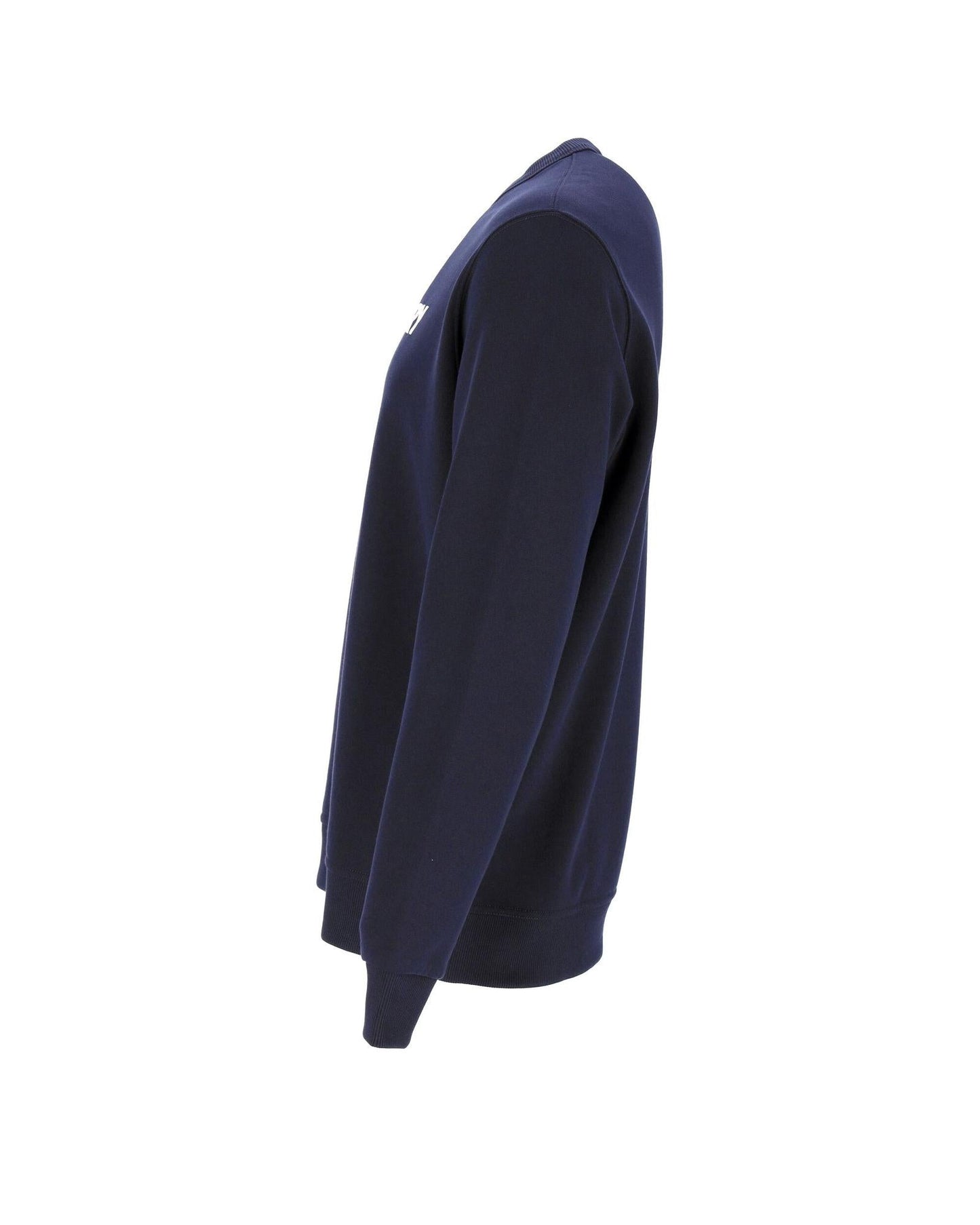 Burberry Logo Crew Neck Sweatshirt Men Blue | Blue Sweatshirts & Hoodies