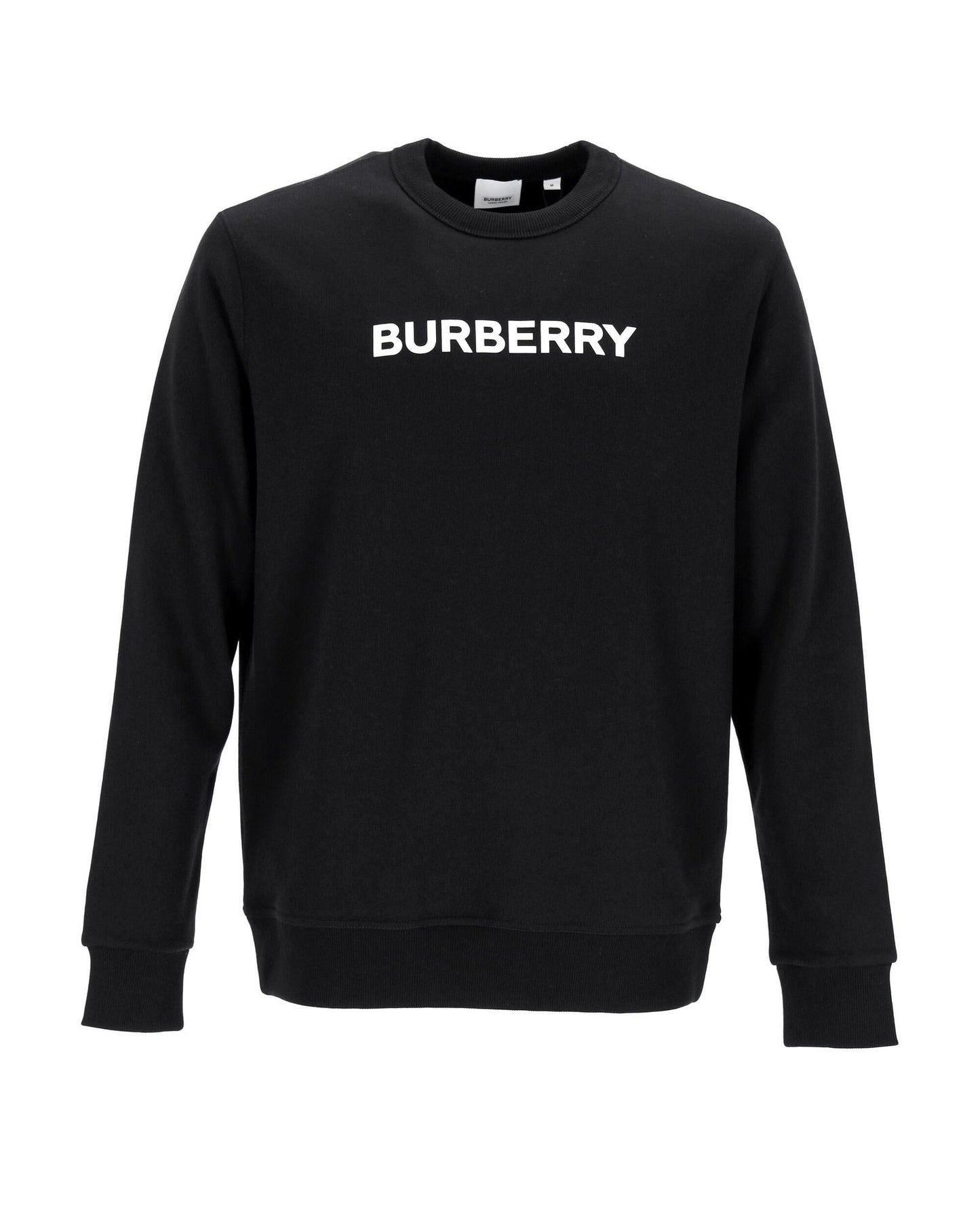 Burberry Logo Crew Neck Sweatshirt Men Black | Black Sweatshirts & Hoodies One Size black | black