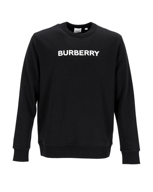 Burberry Logo Crew Neck Sweatshirt Men Black | Black Sweatshirts & Hoodies One Size black | black