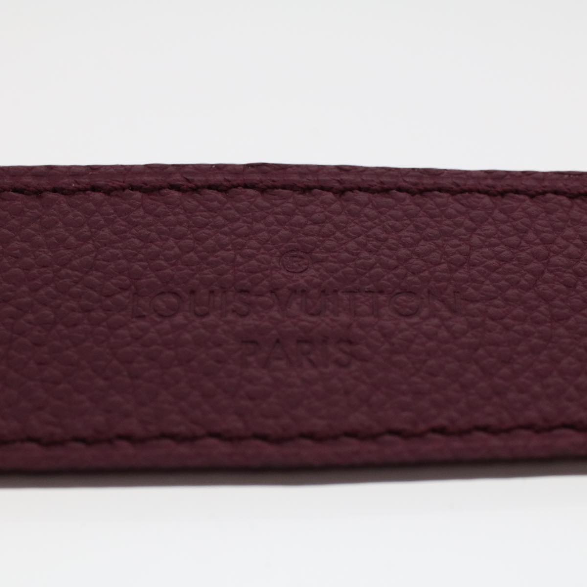 LOUIS VUITTON Shoulder Strap Leather 34.3" Wine Red LV  42975