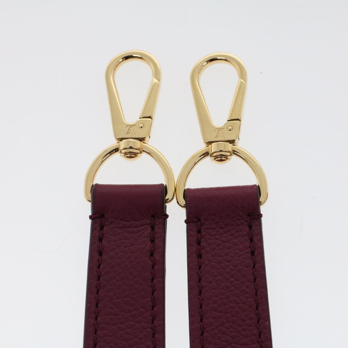 LOUIS VUITTON Shoulder Strap Leather 34.3" Wine Red LV  42975