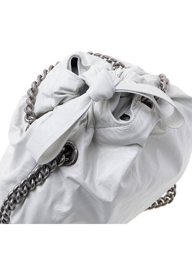 Luxury Balenciaga  WoMen's Crush Small Tote Bag Optic White