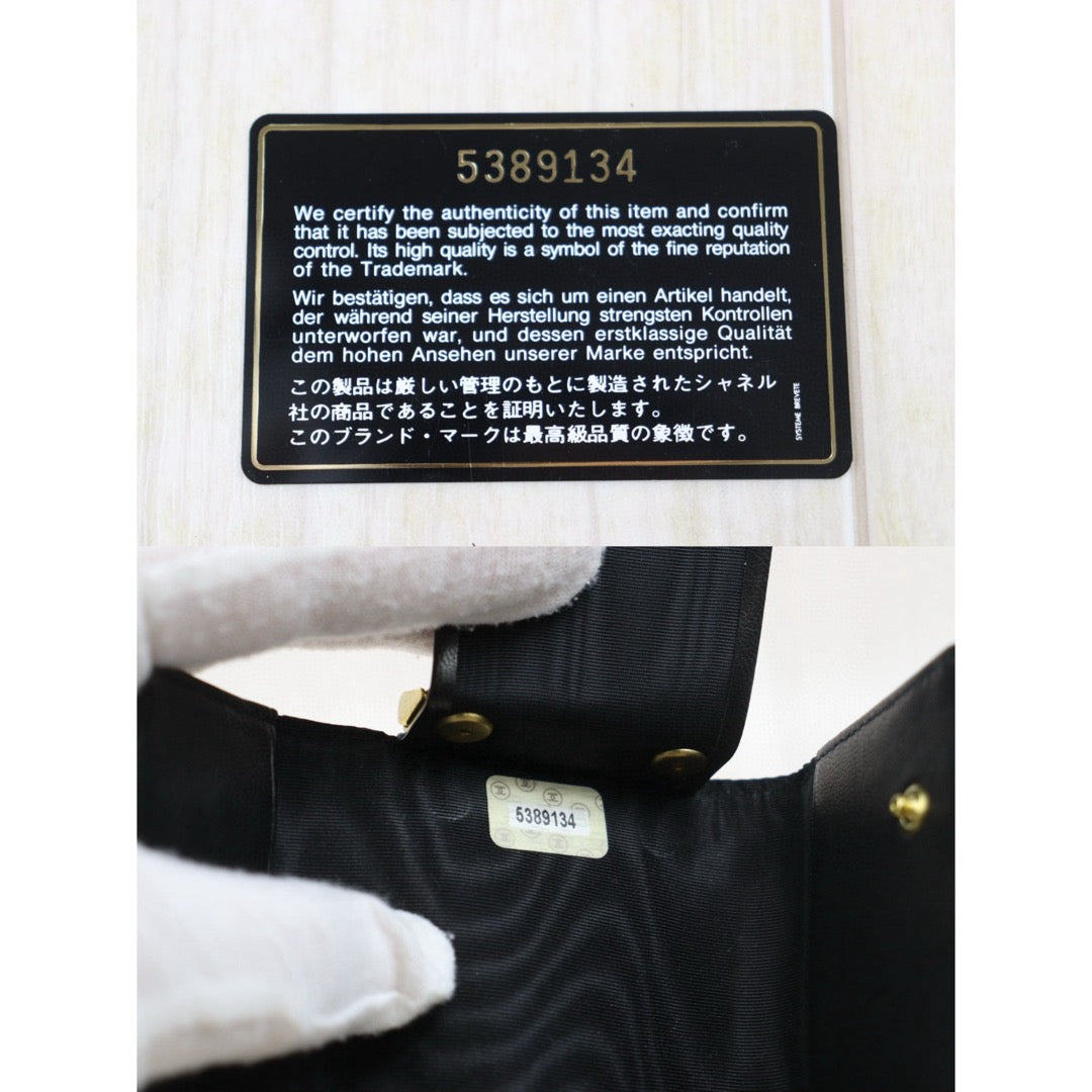Very Good ( Rank A)｜CHANEL Caviar Skin Key Case Black Made In 1997-1999Year｜VT25030120
