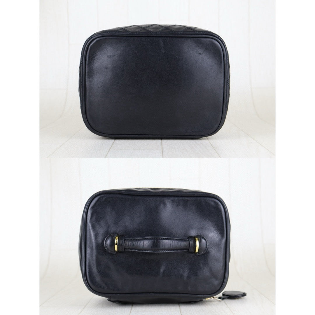 Good ( Rank AB)｜ CHANEL Lamb Skin Vanity Handbag  Made In 1989～1991Year ｜H24112502