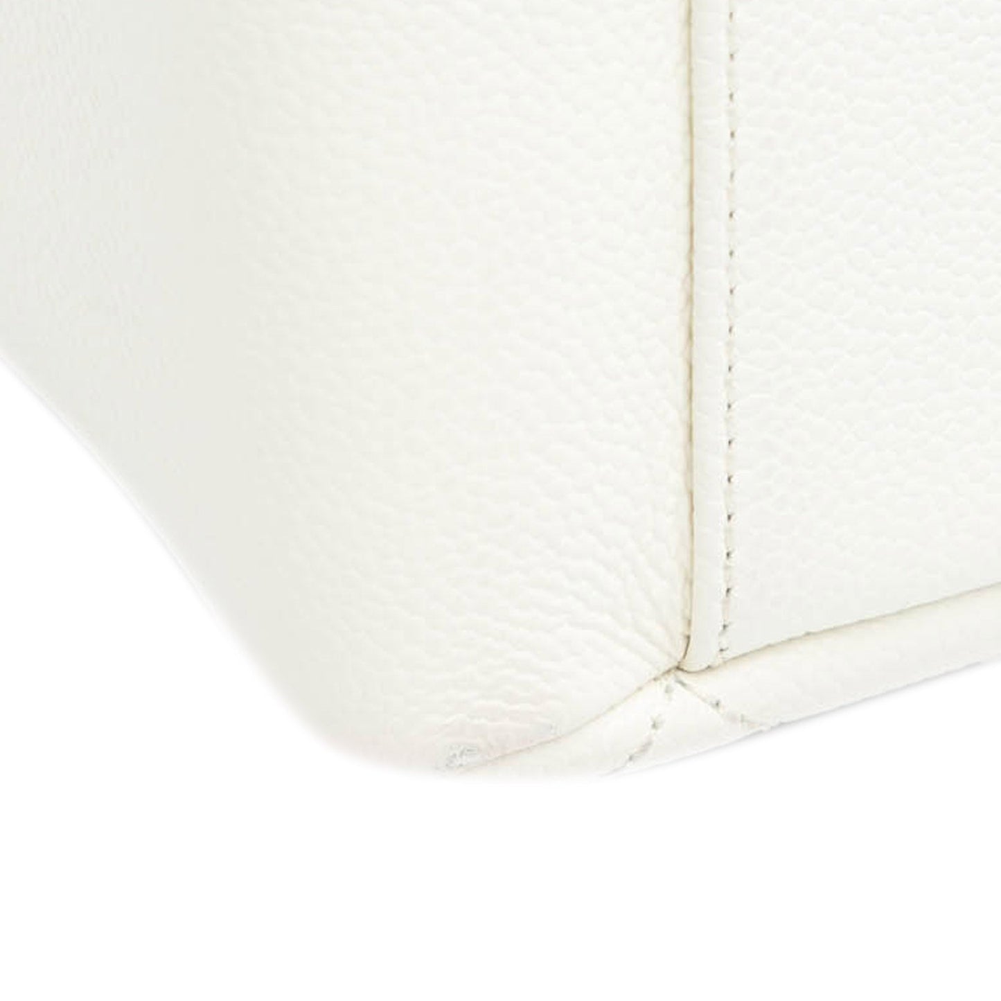 White Chanel Caviar Grand Shopping Tote