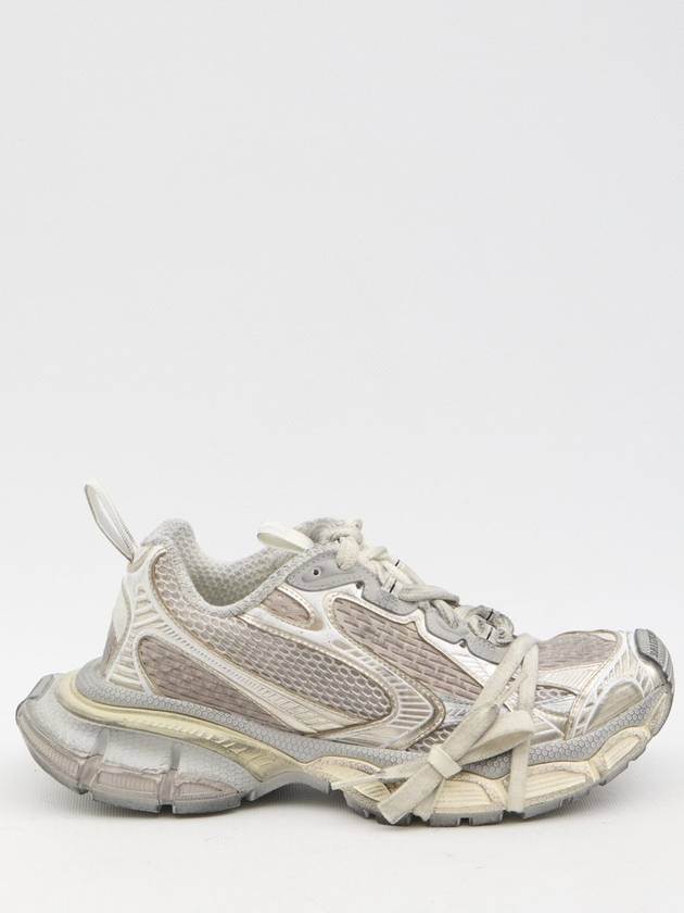 Luxury Balenciaga  3XL Mesh Panel Low Top Sneakers Grey