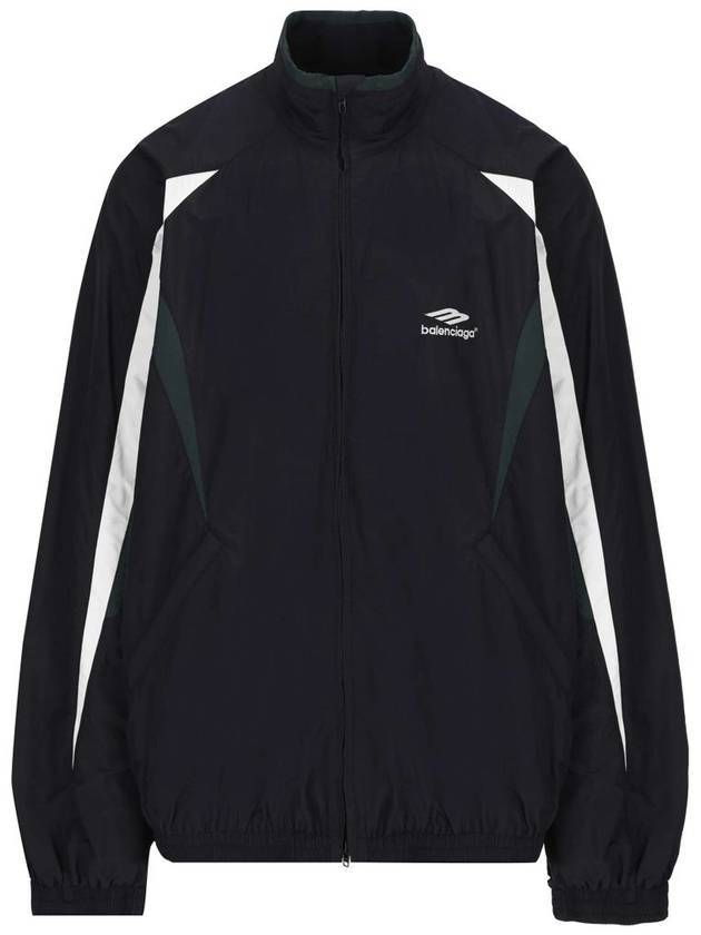 Luxury Balenciaga  3B Sports Icon Track Jacket Black