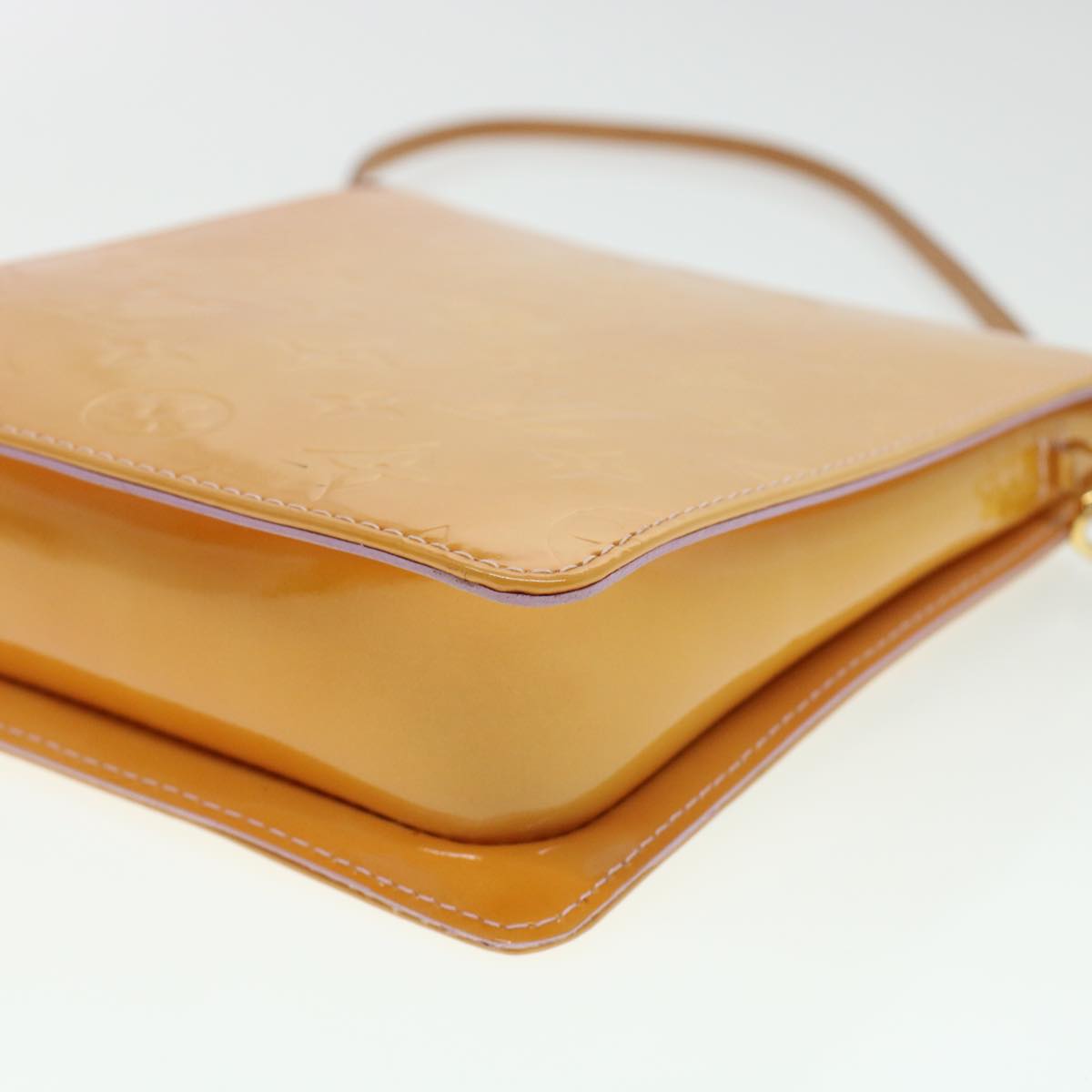 LOUIS VUITTON Vernis Mott Accessory Pouch Marshmallow Pink M91312 LV  43040