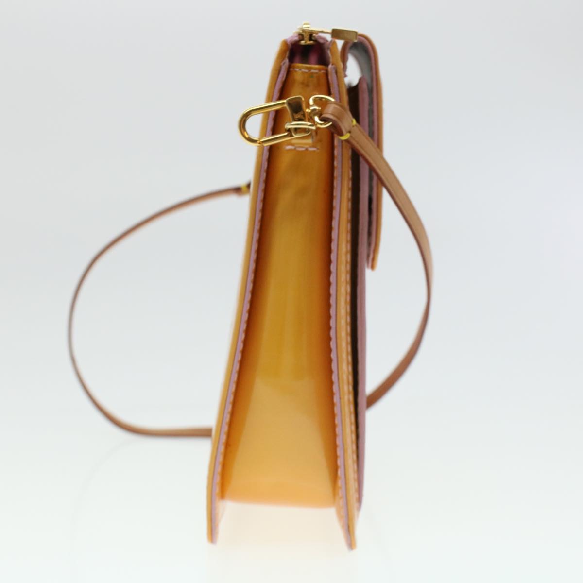 LOUIS VUITTON Vernis Mott Accessory Pouch Marshmallow Pink M91312 LV  43040