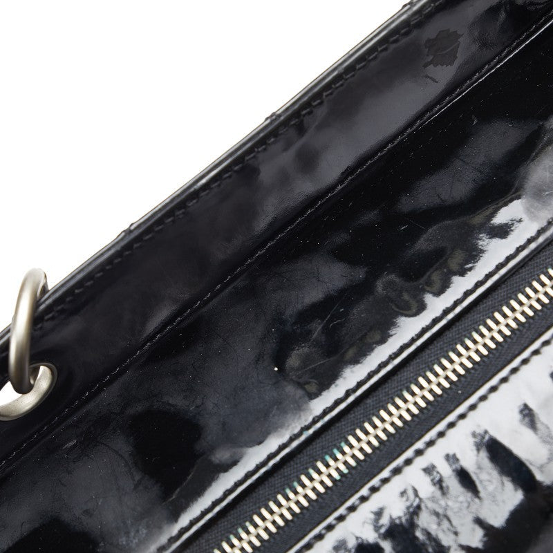Chanel Matrases Cocomark Chain houlder Bag Black Silver Emmeline  Chanel