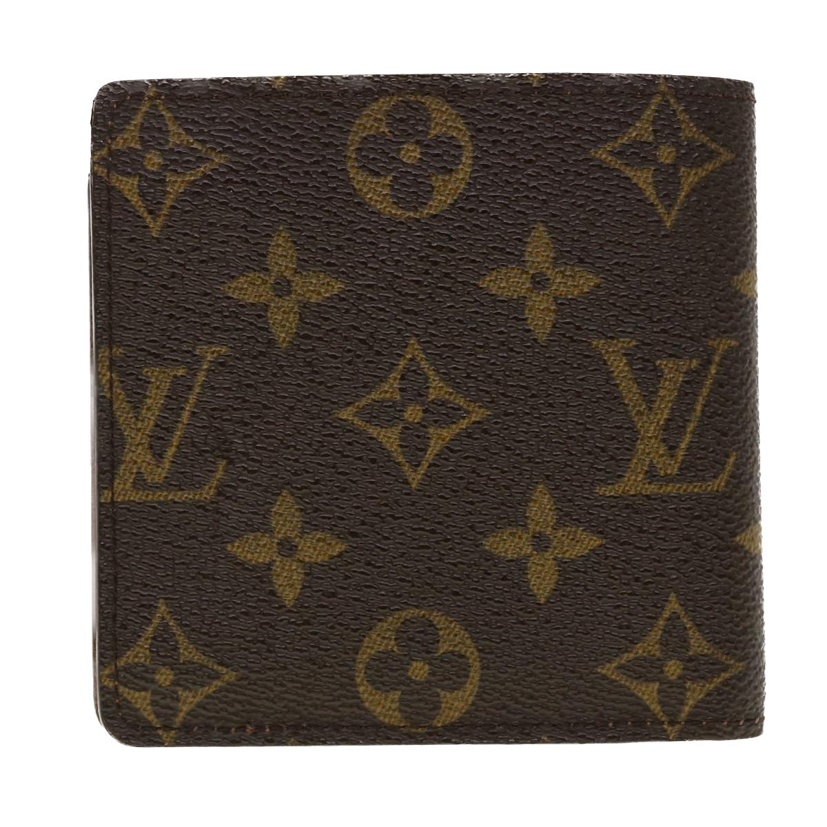 LOUIS VUITTON Monogram Portefeuille Marco Bifold Wallet M61675 LV Auth 43356