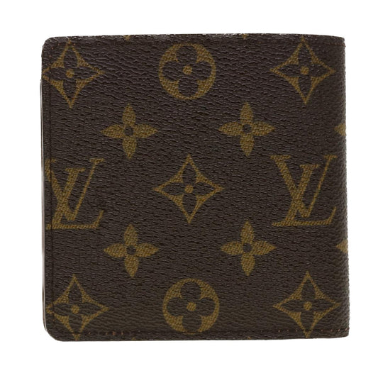 LOUIS VUITTON Monogram Portefeuille Marco Bifold Wallet M61675 LV Auth 43356