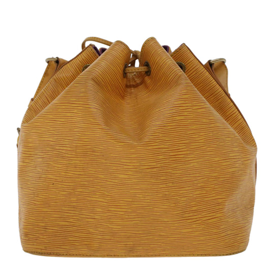 LOUIS VUITTON Epi Petit Noe Shoulder Bag Tassili Yellow M44109 LV Auth 43408