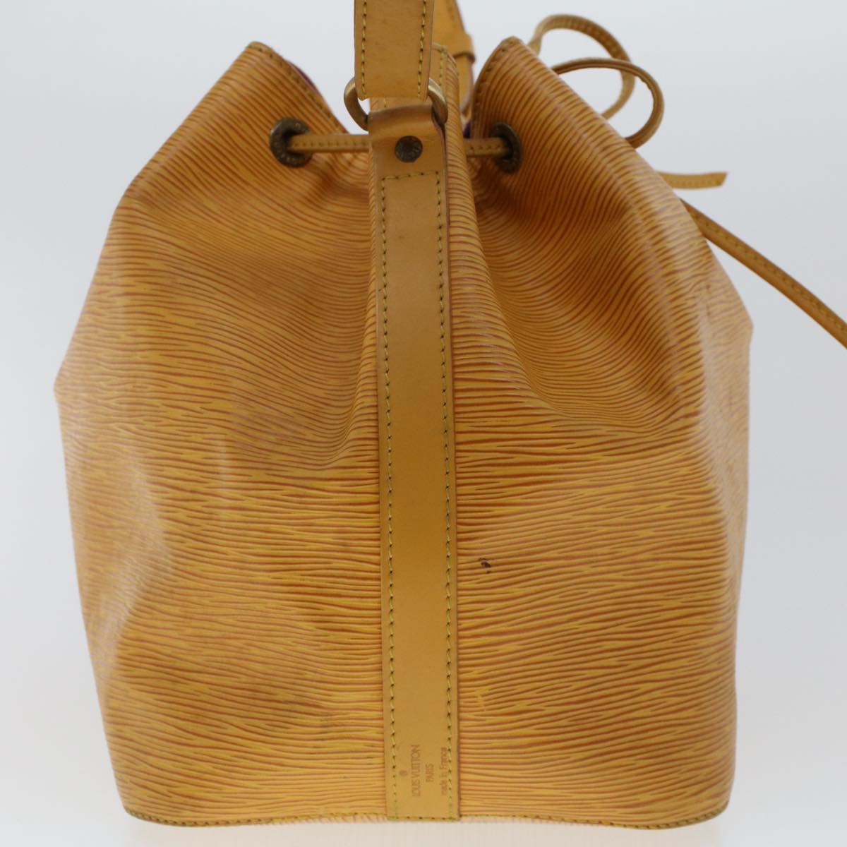 LOUIS VUITTON Epi Petit Noe Shoulder Bag Tassili Yellow M44109 LV Auth 43408
