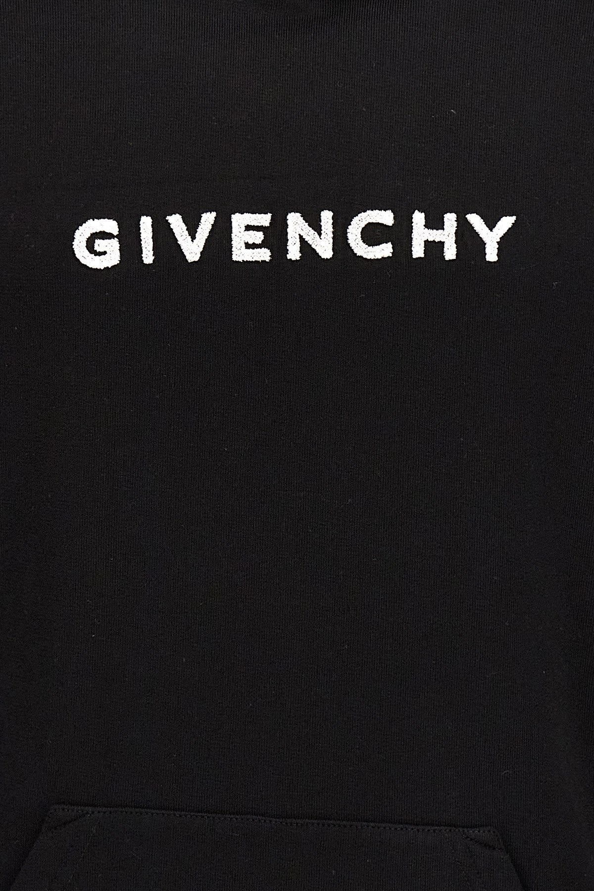 Givenchy Women Flocked Logo Hoodie