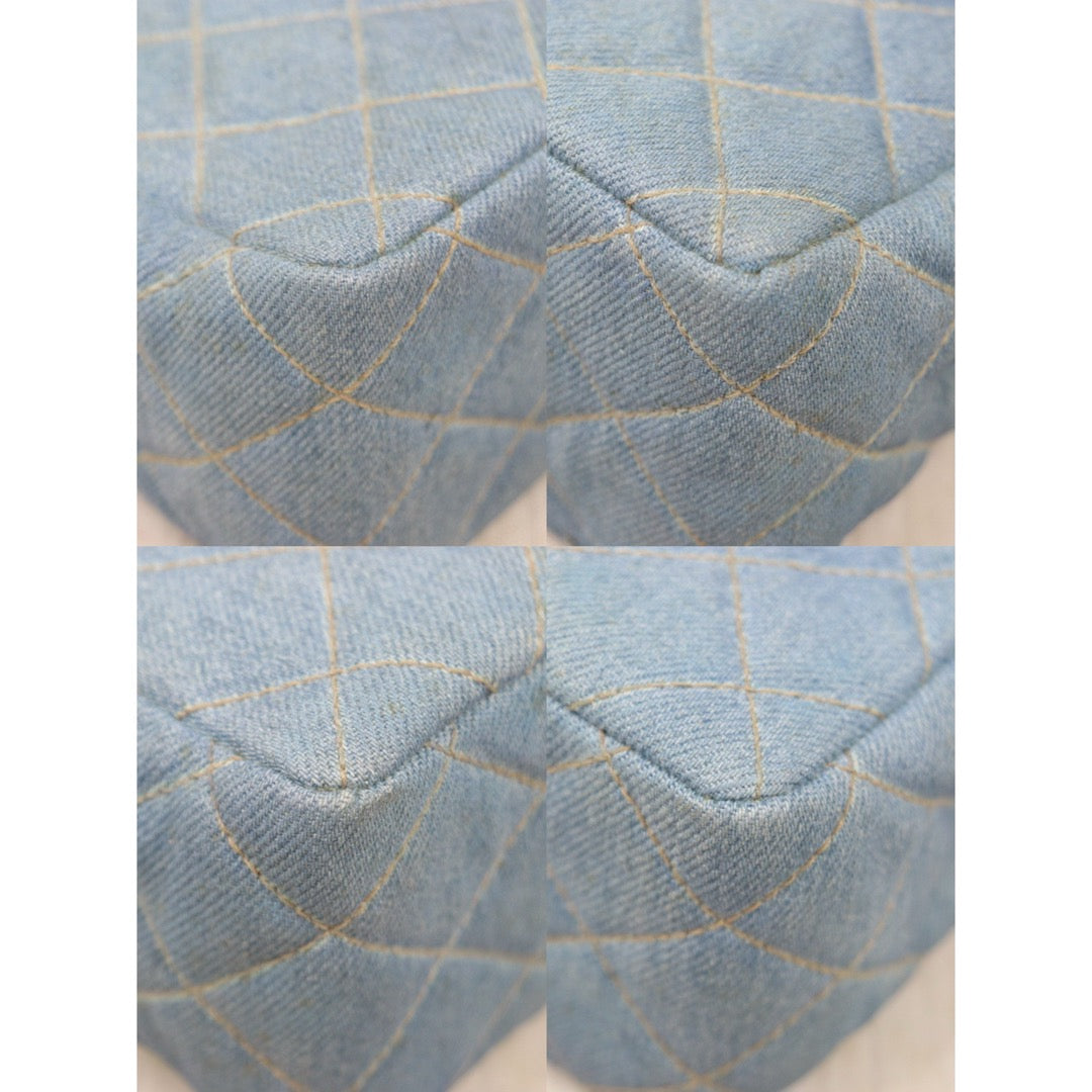Good ( Rank AB)｜ CHANEL Denim Single Flap 30 Shoulder Bag｜ W24121303