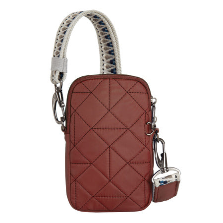 Travelon Boho Anti-Theft Two Compartment Phone Crossbody