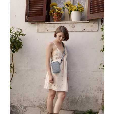 Travelon Boho Anti-Theft Two Compartment Phone Crossbody
