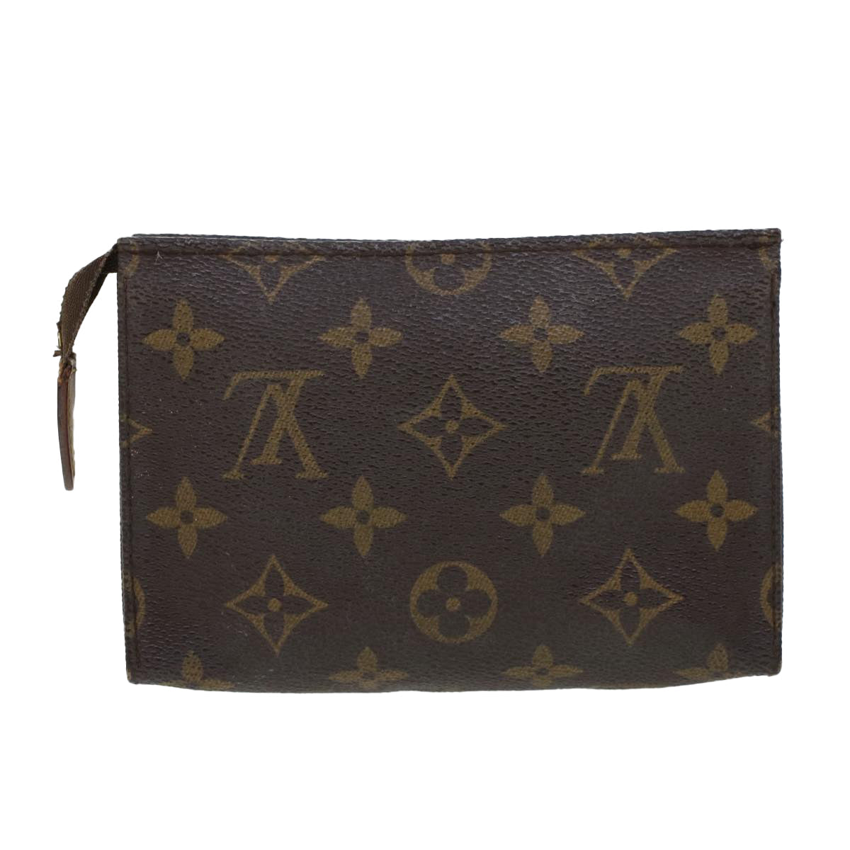 LOUIS VUITTON Monogram Poche Toilette 15 Pouch M47546 LV Auth 43639