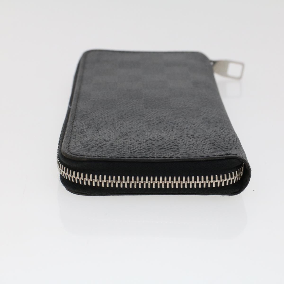 LOUIS VUITTON Damier Graphite Zippy Wallet Vertical N63095 LV  43787