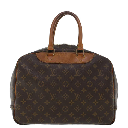 LOUIS VUITTON Monogram Deauville Hand Bag M47270 LV Auth 43920