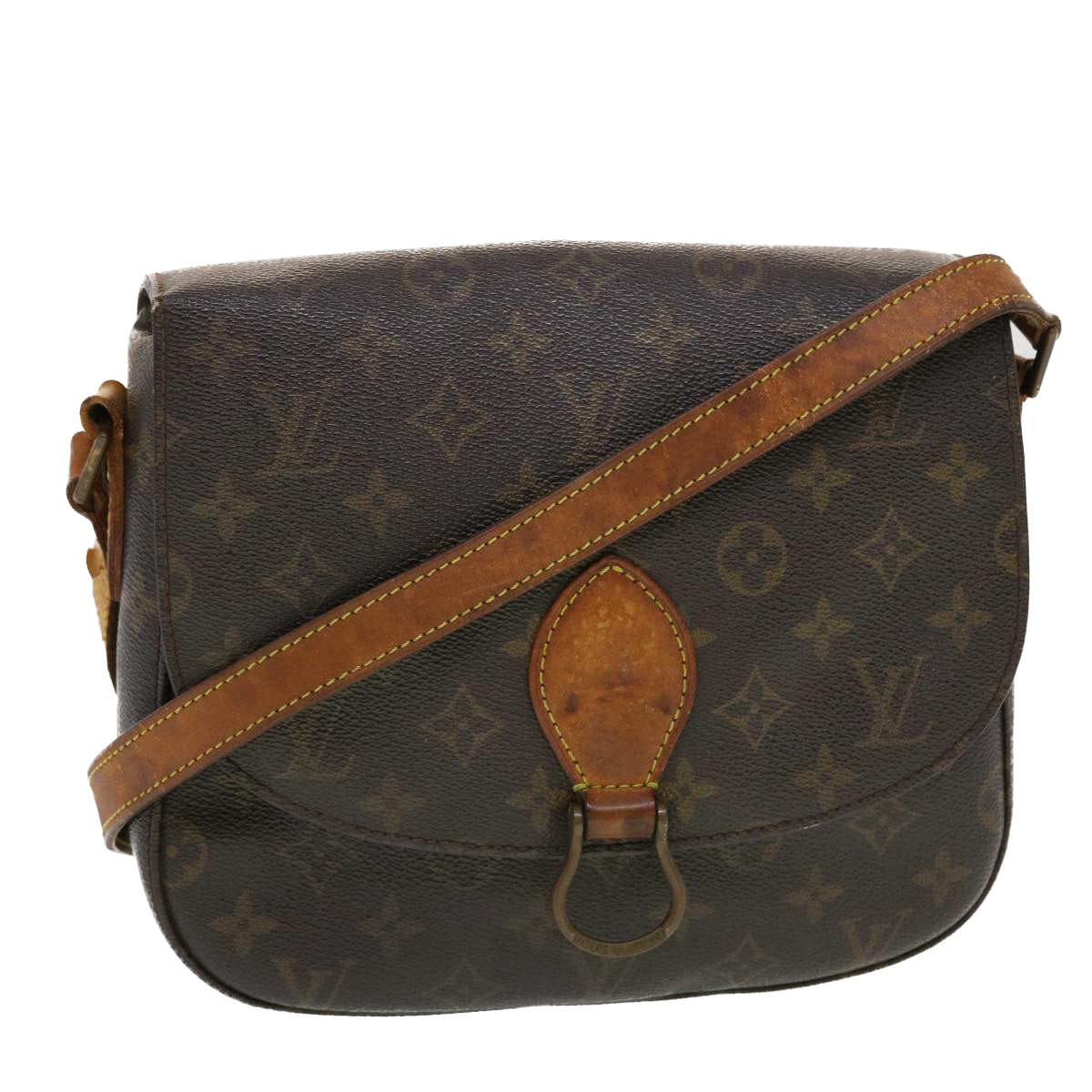 LOUIS VUITTON Monogram Saint Cloud GM Shoulder Bag M51242 LV  43957