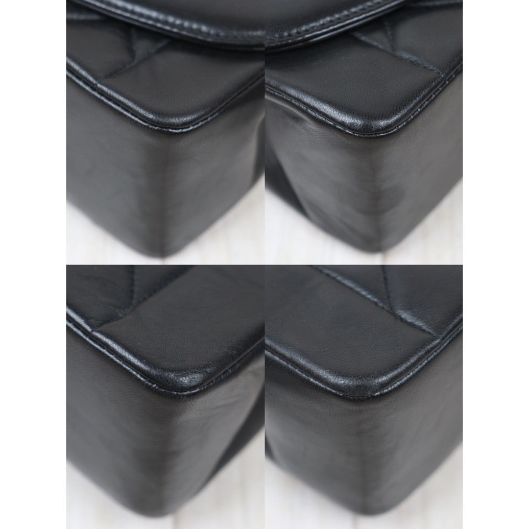 Rank A｜ CHANEL Matrasse Diana 25 Lamb Skin  Chain Bag Made in 1991-1994 Year｜P24061129