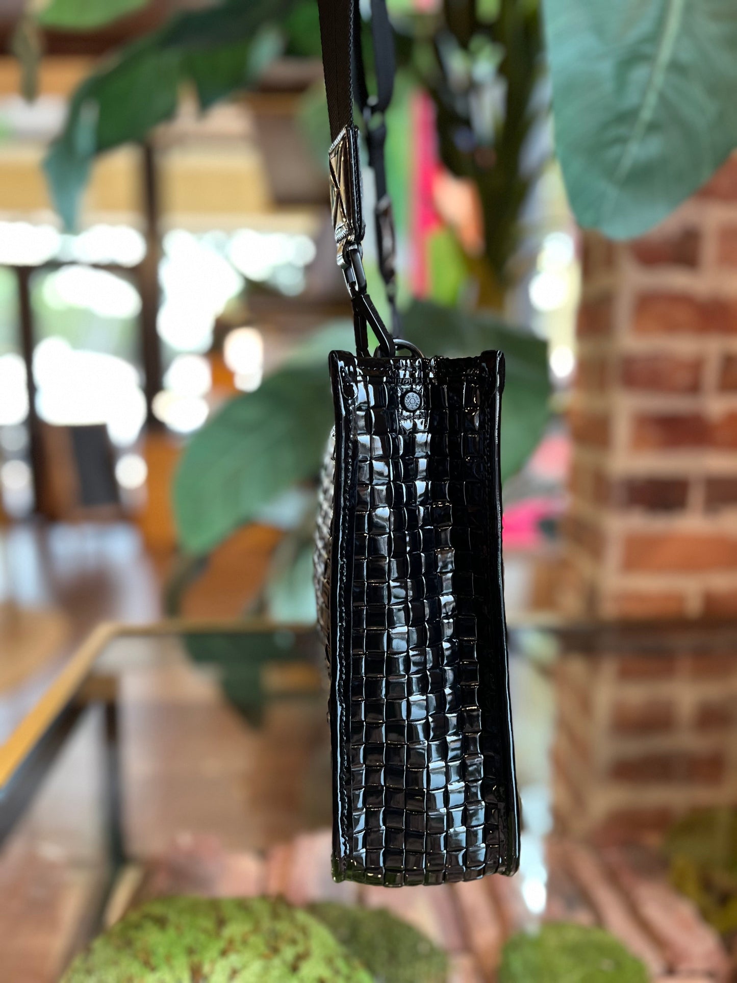 MZ WALLACE Box Black Crossbody