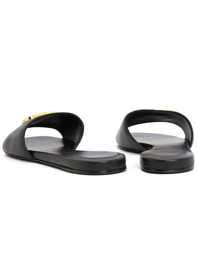 Luxury Balenciaga  Groupie Slippers Black