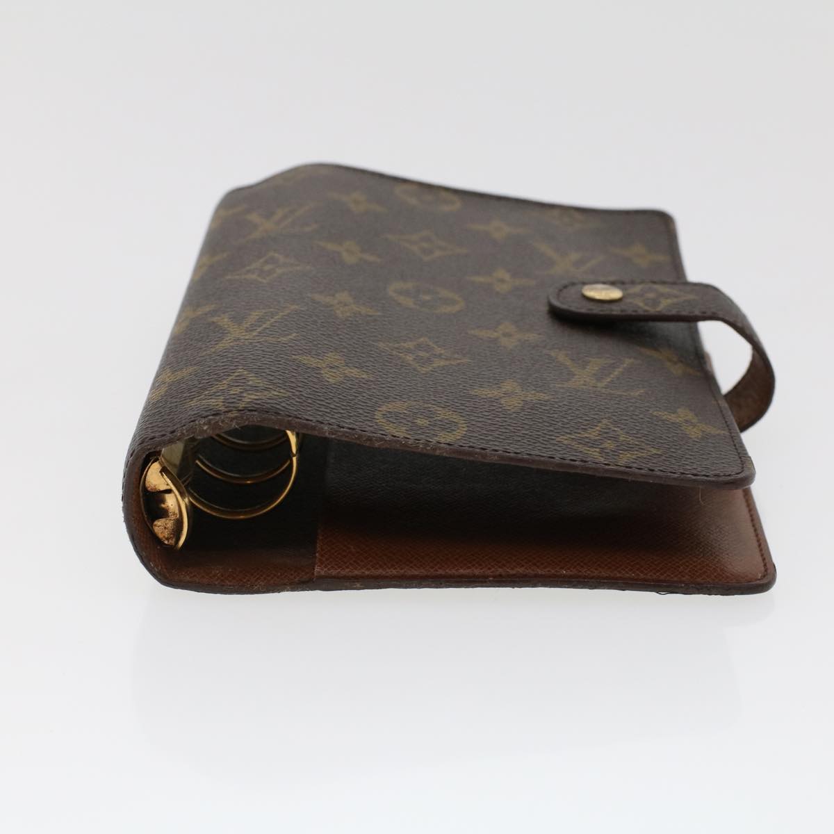 LOUIS VUITTON Monogram Agenda MM Day Planner Cover R20105 LV Auth 44007