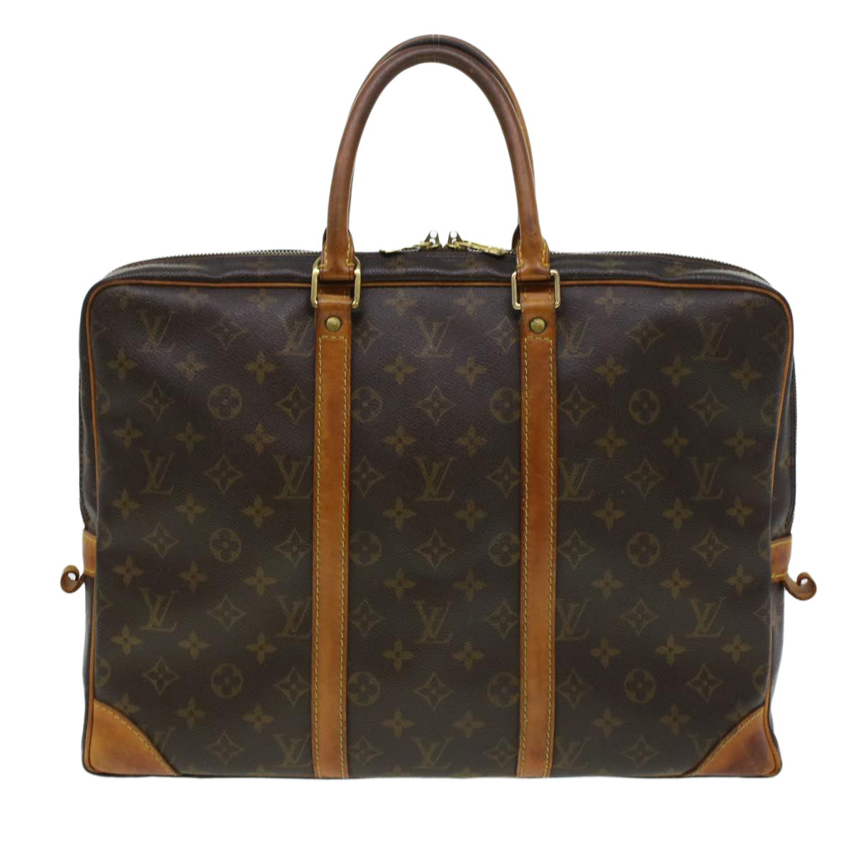 LOUIS VUITTON Monogram Porte Documents Voyage Business Bag M53361 LV Auth 44117
