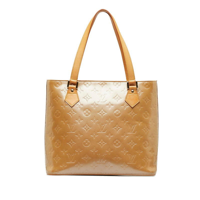 Louis Vuitton Houston Tote Bag in Monogram Vernis Beige M91340