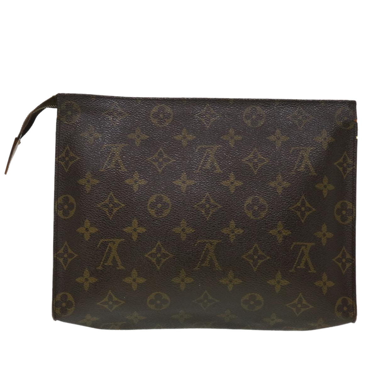 LOUIS VUITTON Monogram Poche Toilette 26 Pouch M47542 LV Auth 44279