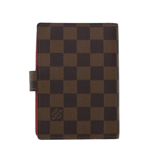 LOUIS VUITTON Damier Ebene Agenda PM Koala Day Planner Cover R21011 Auth 44350