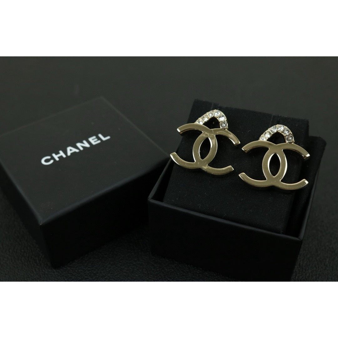 Very Good ( Rank A) ｜CHANEL Diamond COCO Mark Drop Stud Earrings ｜X24111201