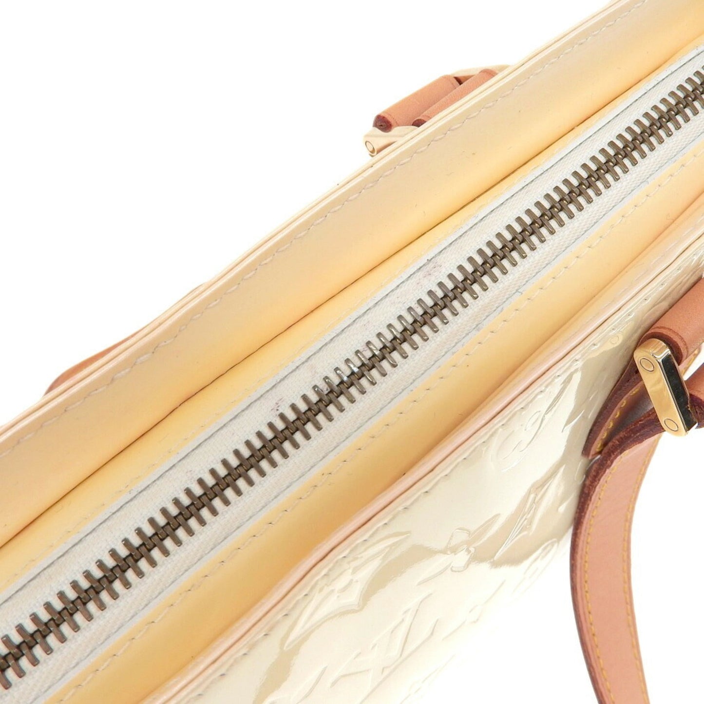 Louis Vuitton Yellow Patent leather Houston tote bag