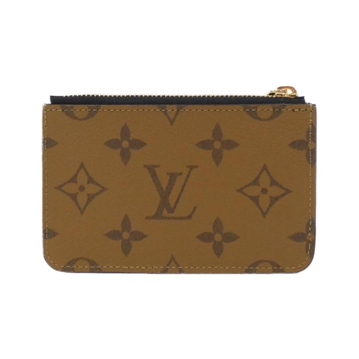 Louis Vuitton Monogram Reversee Porte Jaeger Le Coultre Rome M81912 Coin & Card Case