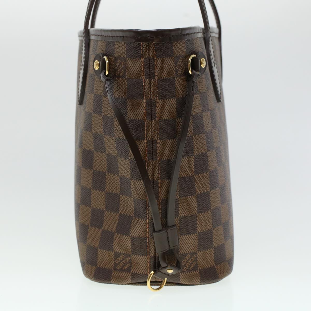 LOUIS VUITTON Damier Ebene Neverfull PM Tote Bag N51109 LV  44698