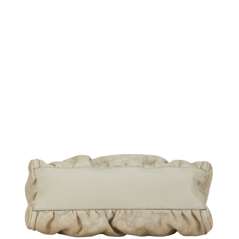 Gucci Abbey One-Shoulder Handbag 190525 Ivory White Leather  Gucci