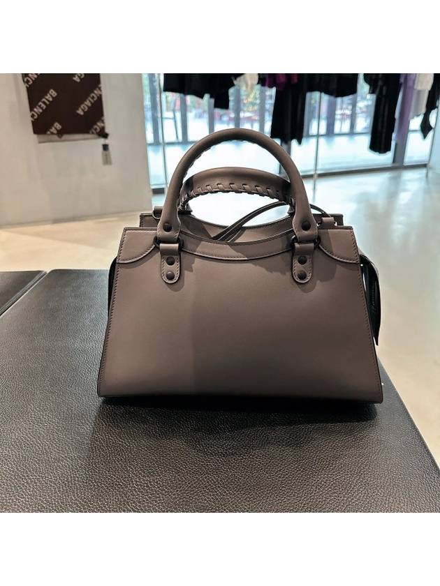 Luxury Balenciaga  Women s Gray Neo Classic Small Tote Bag Cross 638521 11R57 1404