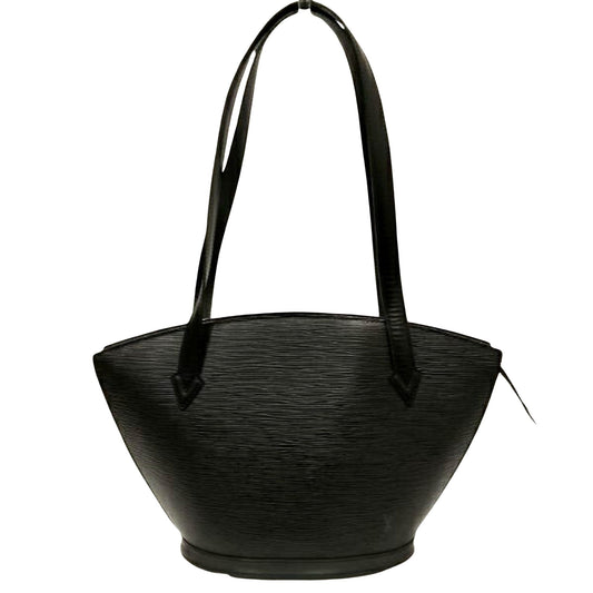 Louis Vuitton Black Leather Saint Jacques shopper bag