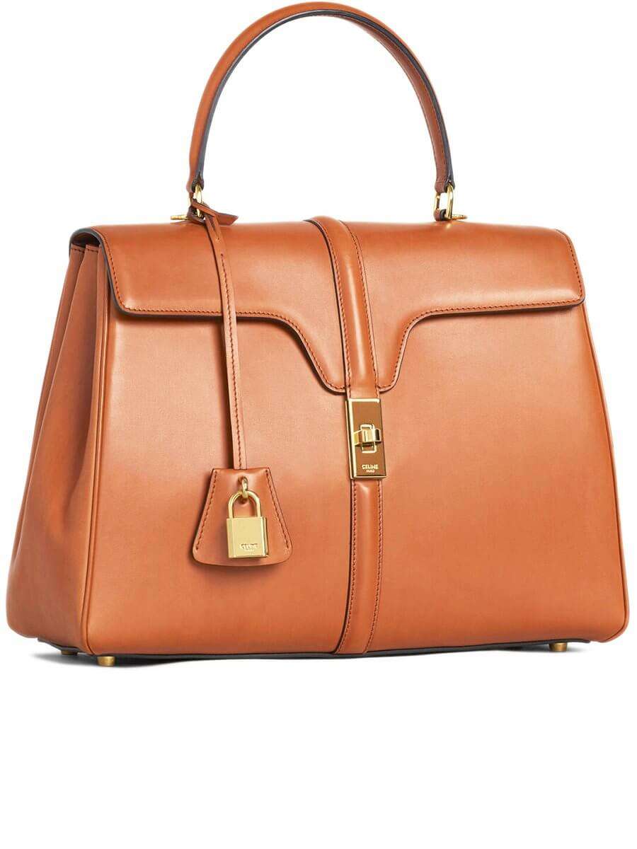 Medium 16 Bag in Tan Natural Calfskin