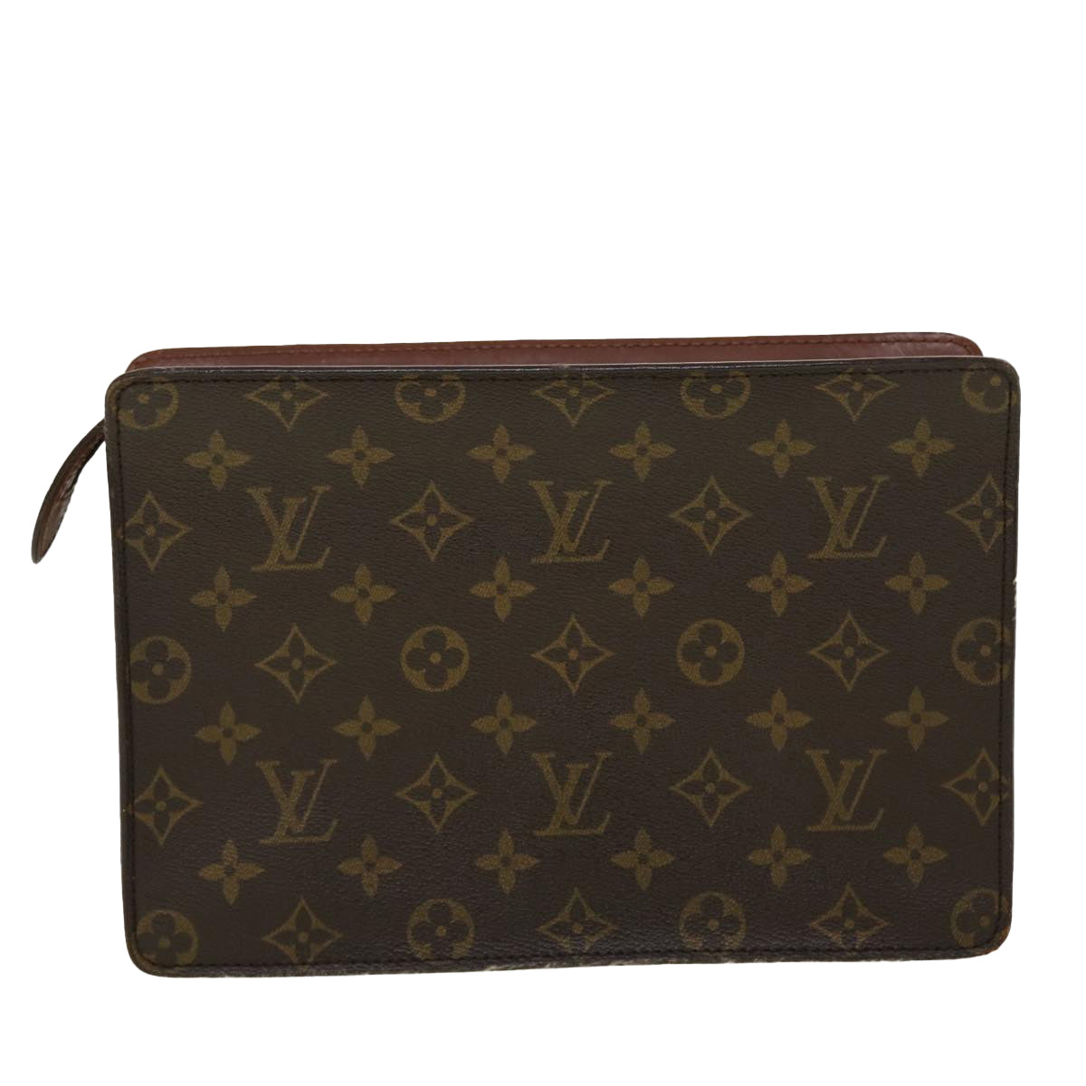 LOUIS VUITTON Monogram Pochette Homme Clutch Bag M51795 LV Auth 45147
