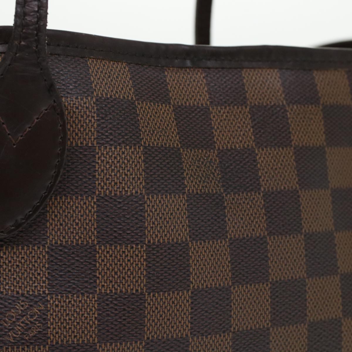 LOUIS VUITTON Damier Ebene Neverfull GM Tote Bag N51106 LV Auth 45449